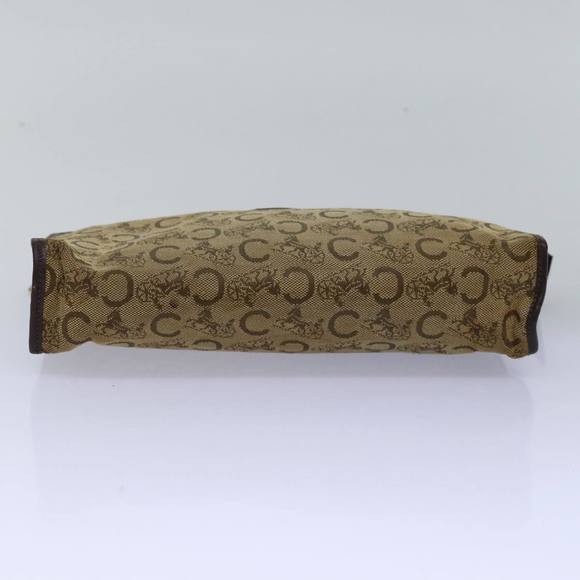 CELINE C Macadam Canvas Clutch Bag Beige Auth bs14954 - Picture 6 of 16